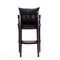 Manhattan Comfort Ritz Barstool in Black and Dark Walnut, PK2 2-BS013-BK - alternate 5